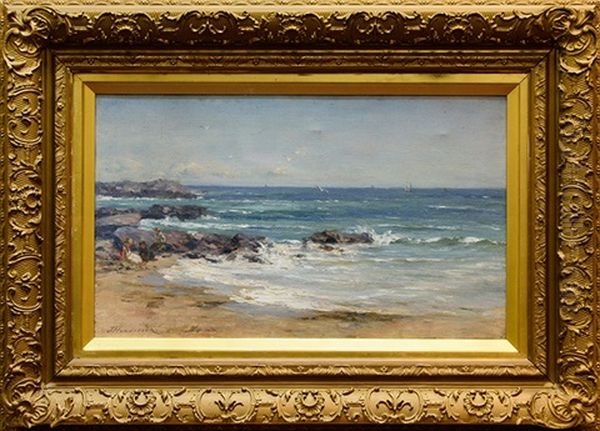 Breaking Waves Oil Painting by Joseph Henderson