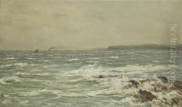 The Little Cumbrae From Ayrshire Oil Painting by Joseph Henderson