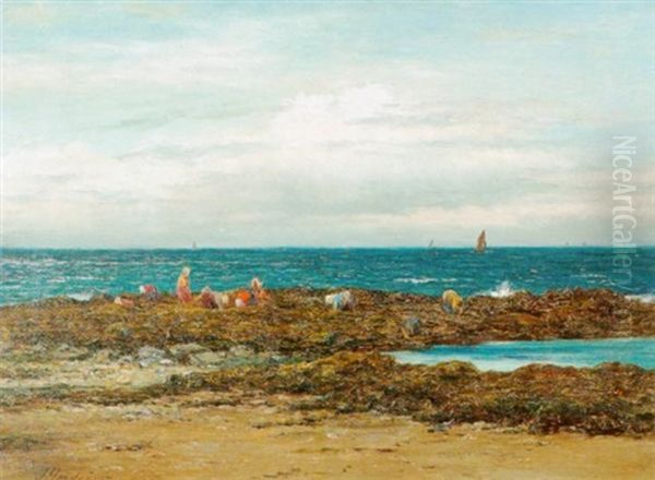 Die Muschelsucher Oil Painting by Joseph Henderson