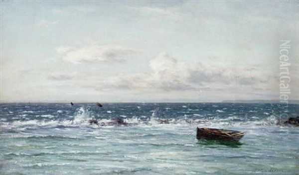 In The Shelter Of The Reef Oil Painting by Joseph Henderson