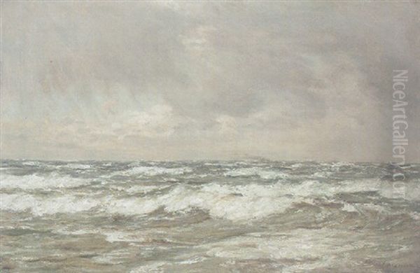 White Waves Heaving High Oil Painting by Joseph Henderson