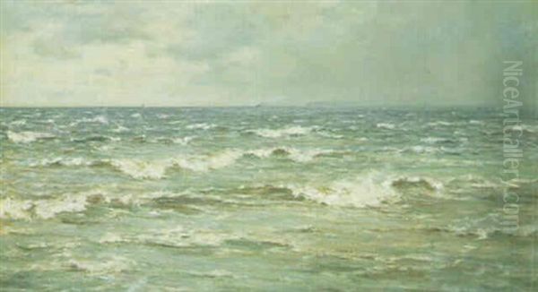 Breaking Waves Oil Painting by Joseph Henderson