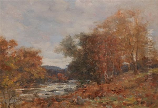 River Landscape, Autumn by Joseph Morris Henderson