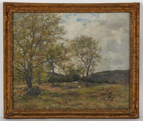 Upland Landscape Oil Painting by Joseph Morris Henderson