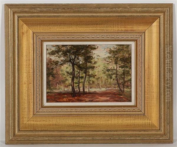 Woodlands Oil Painting by Joseph Morris Henderson