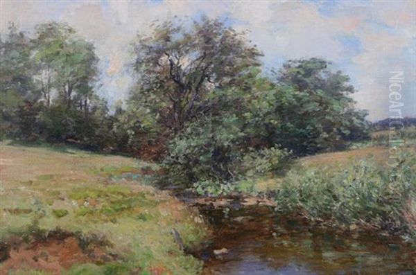 Quiet Waters Oil Painting by Joseph Morris Henderson