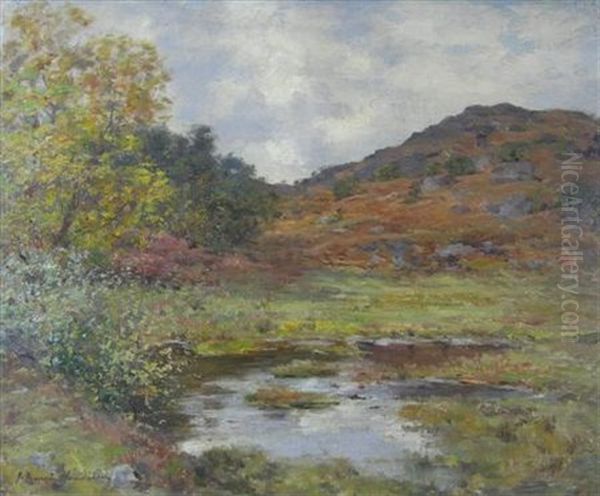 Autumn Tints Oil Painting by Joseph Morris Henderson