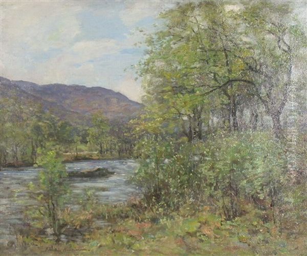 Swift Waters Oil Painting by Joseph Morris Henderson