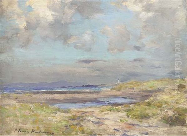 A Coastal Landscape Oil Painting by Joseph Morris Henderson