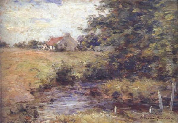 The Lonely Cottage Oil Painting by Joseph Morris Henderson