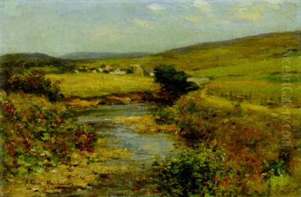 View Near Ballantrae Oil Painting by Joseph Morris Henderson