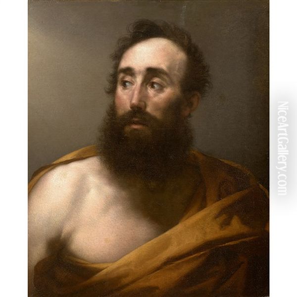 Homme En Toge Romaine Oil Painting by Phillippe-Auguste Hennequin