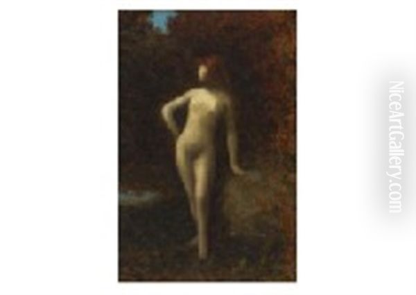 Nu Oil Painting by Jean Jacques Henner