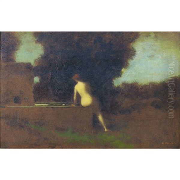 The Spring Oil Painting by Jean Jacques Henner