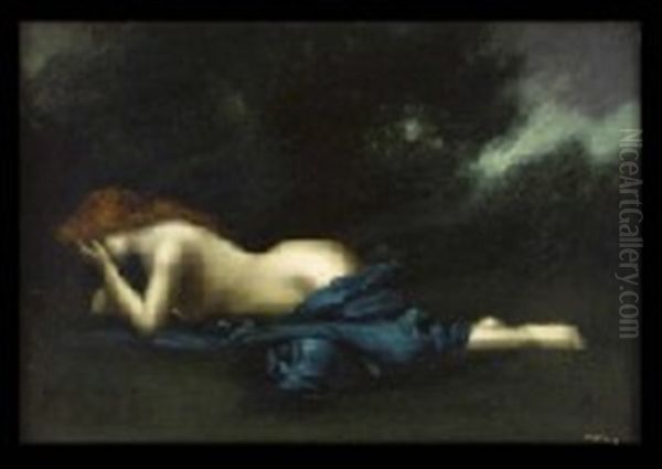 Prone Nude by Jean Jacques Henner