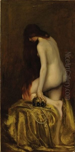 Salome Oil Painting by Jean Jacques Henner