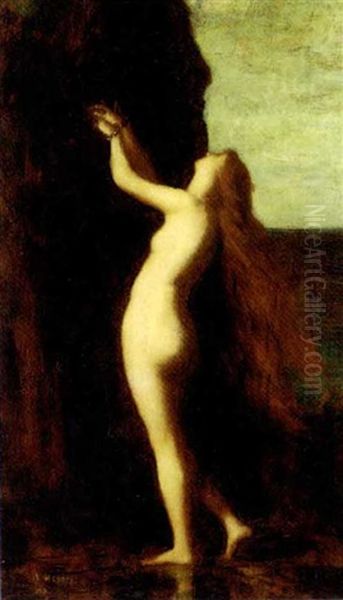 Andromeda Oil Painting by Jean Jacques Henner