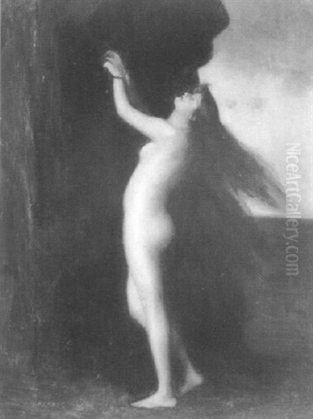 Andromeda Oil Painting by Jean Jacques Henner