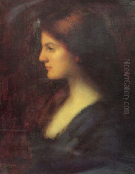 The Dreamer Oil Painting by Jean Jacques Henner