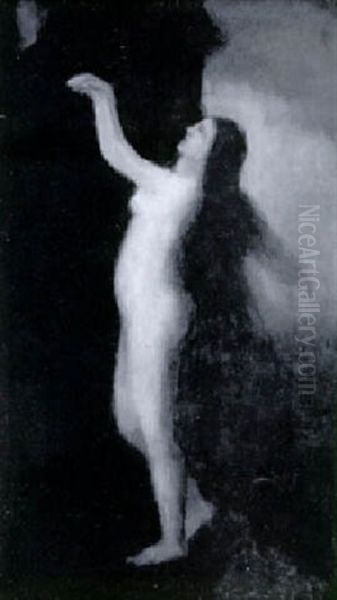 Andromeda Oil Painting by Jean Jacques Henner