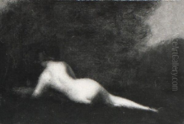 Nu Oil Painting by Jean Jacques Henner