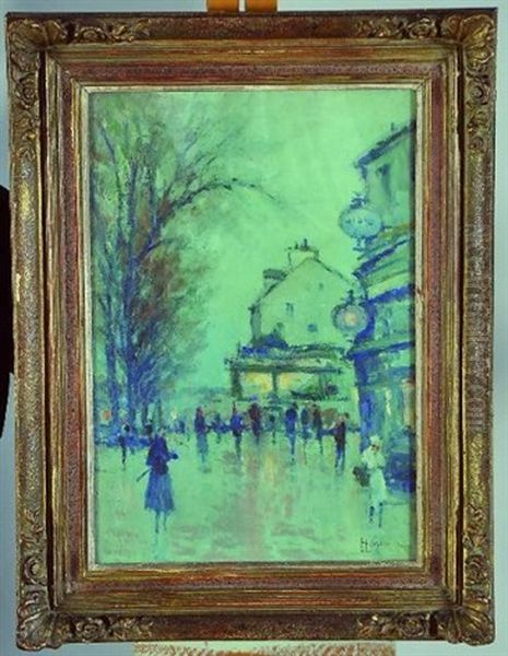 Vue De Paris Oil Painting by Narcisse Henocque