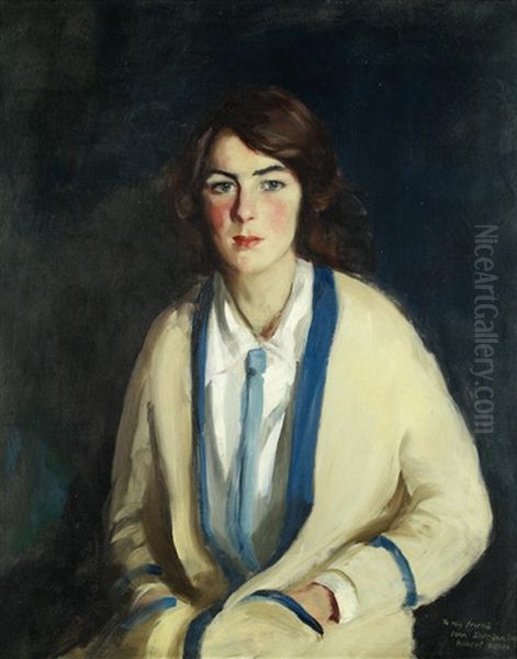 Portrait Of Miss Mildred Sheridan Oil Painting by Robert Henri