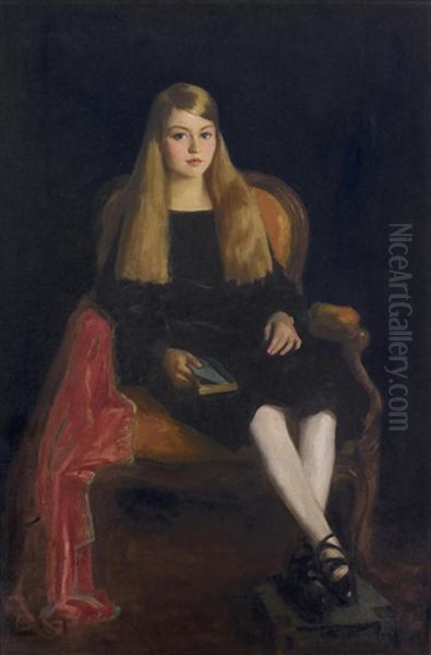 Portrait Of Marcia Ann M. Tucker Oil Painting by Robert Henri