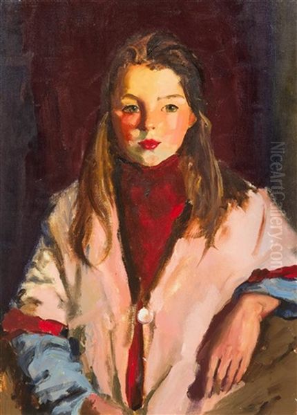 Bridget Lavelle Oil Painting by Robert Henri