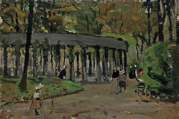 In The Park, Paris Oil Painting by Robert Henri