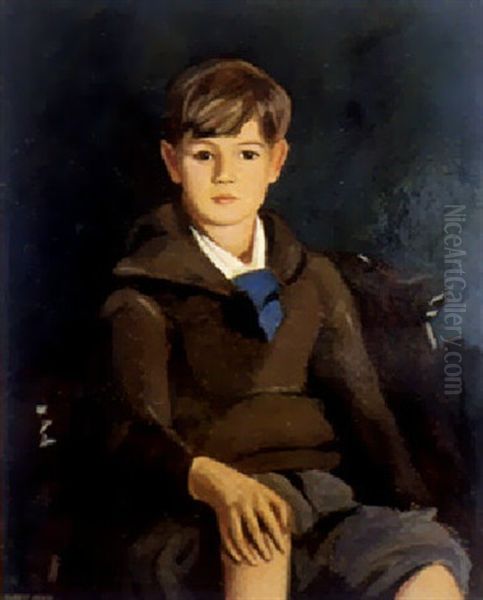 Cameron Cecil Oil Painting by Robert Henri