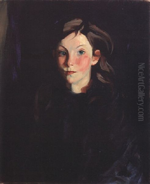 Sarah Burke Oil Painting by Robert Henri