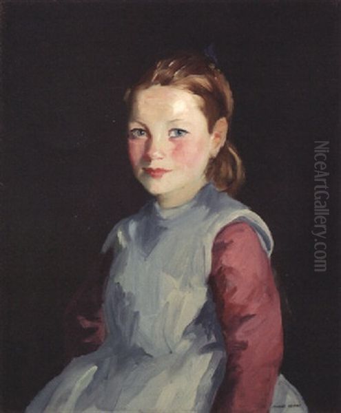 Irish Girl Oil Painting by Robert Henri