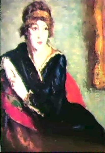 Lillian Oil Painting by Robert Henri