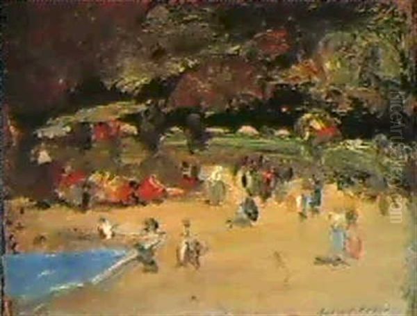 Luxembourg Garden Oil Painting by Robert Henri