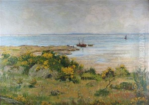 A Spring Morning Oil Painting by Barclay Henry