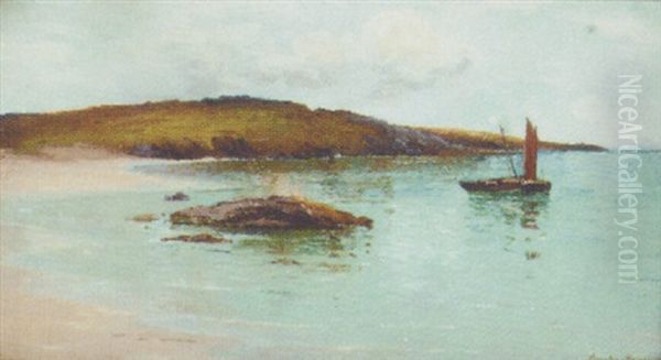 On The Coast, The Isle Of Lewis Oil Painting by Barclay Henry