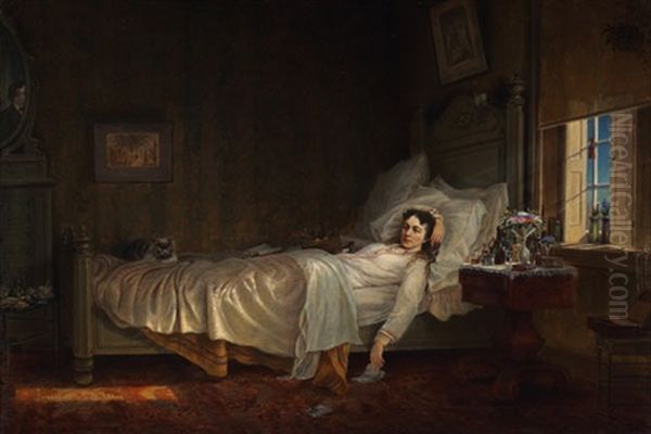 The Invalid Oil Painting by Edward Lamson Henry