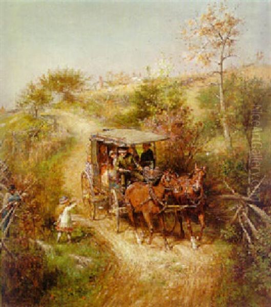 The Morning Mail Oil Painting by Edward Lamson Henry