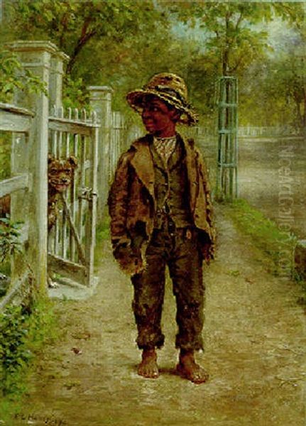 Ragamuffin Oil Painting by Edward Lamson Henry