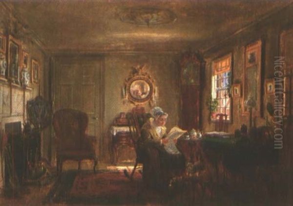 The Old Back Sitting Room Oil Painting by Edward Lamson Henry