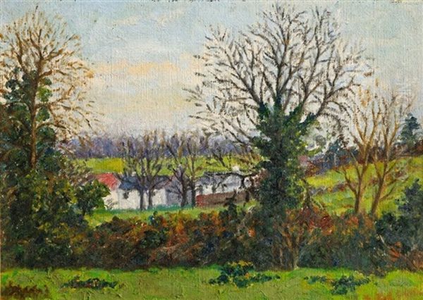 Cottage Near Westport Oil Painting by Grace Henry