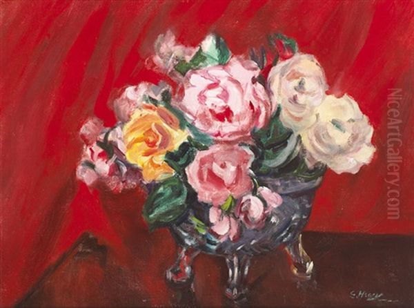 Roses In A Vase by Grace Henry