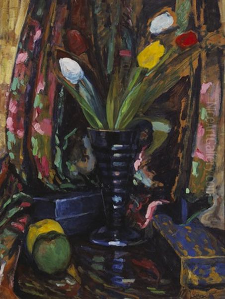 The Blue Vase by Grace Henry