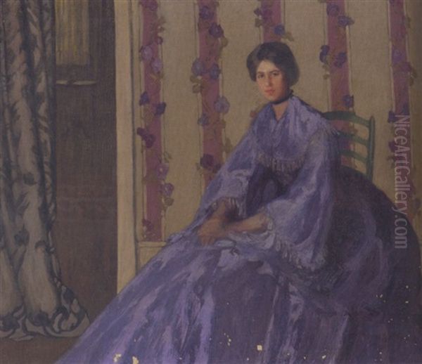 Woman In An Interior by Grace Henry