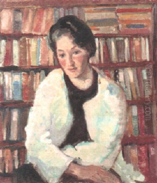 Portrait Of Evie Hone by Grace Henry