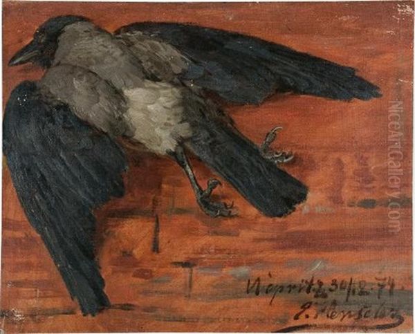 Krahe Oil Painting by Ernst Henseler