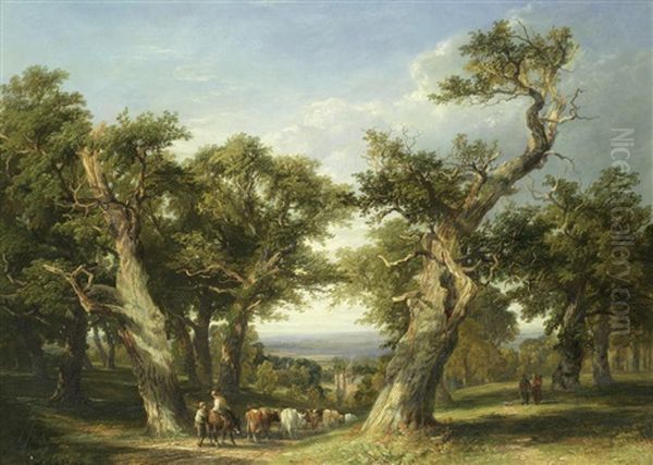 Compton Wynates, Warwickshire Oil Painting by Frederick Henry Henshaw