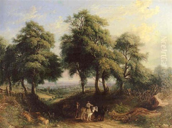 A View Of Aston, Near Brimingham Oil Painting by Frederick Henry Henshaw