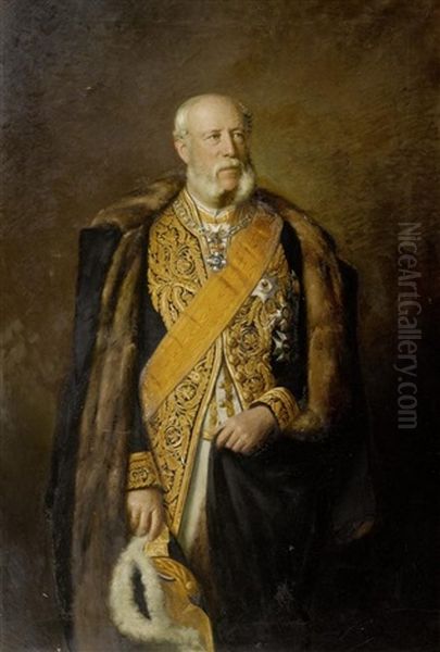 Portrait Des Georg Herbert Graf Zu Munster by Harry von Hente